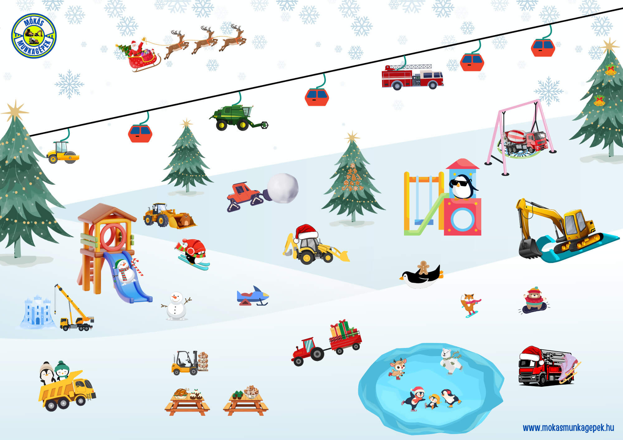 Asztali alátét A3 (Tél)