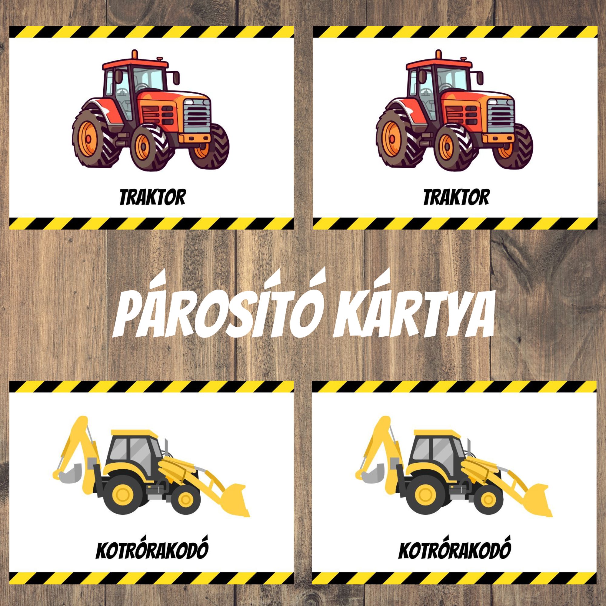 Párosító kártya (32 lapos)